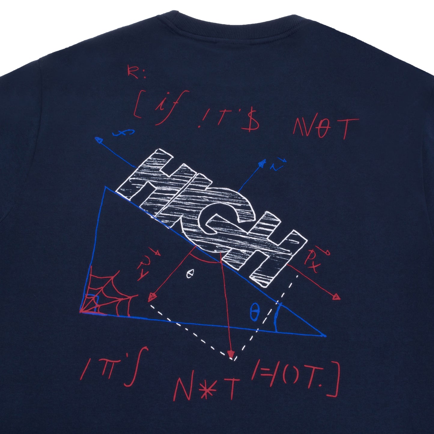 High Company Tee Physics Navy