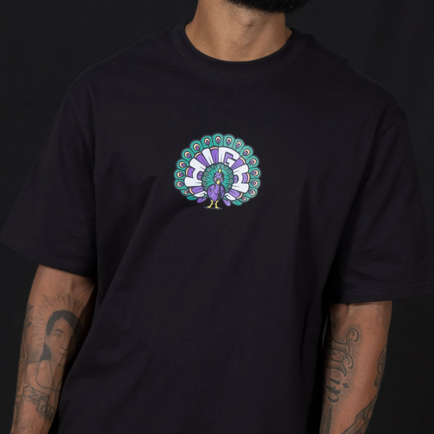 High Company Tee Peacock Black