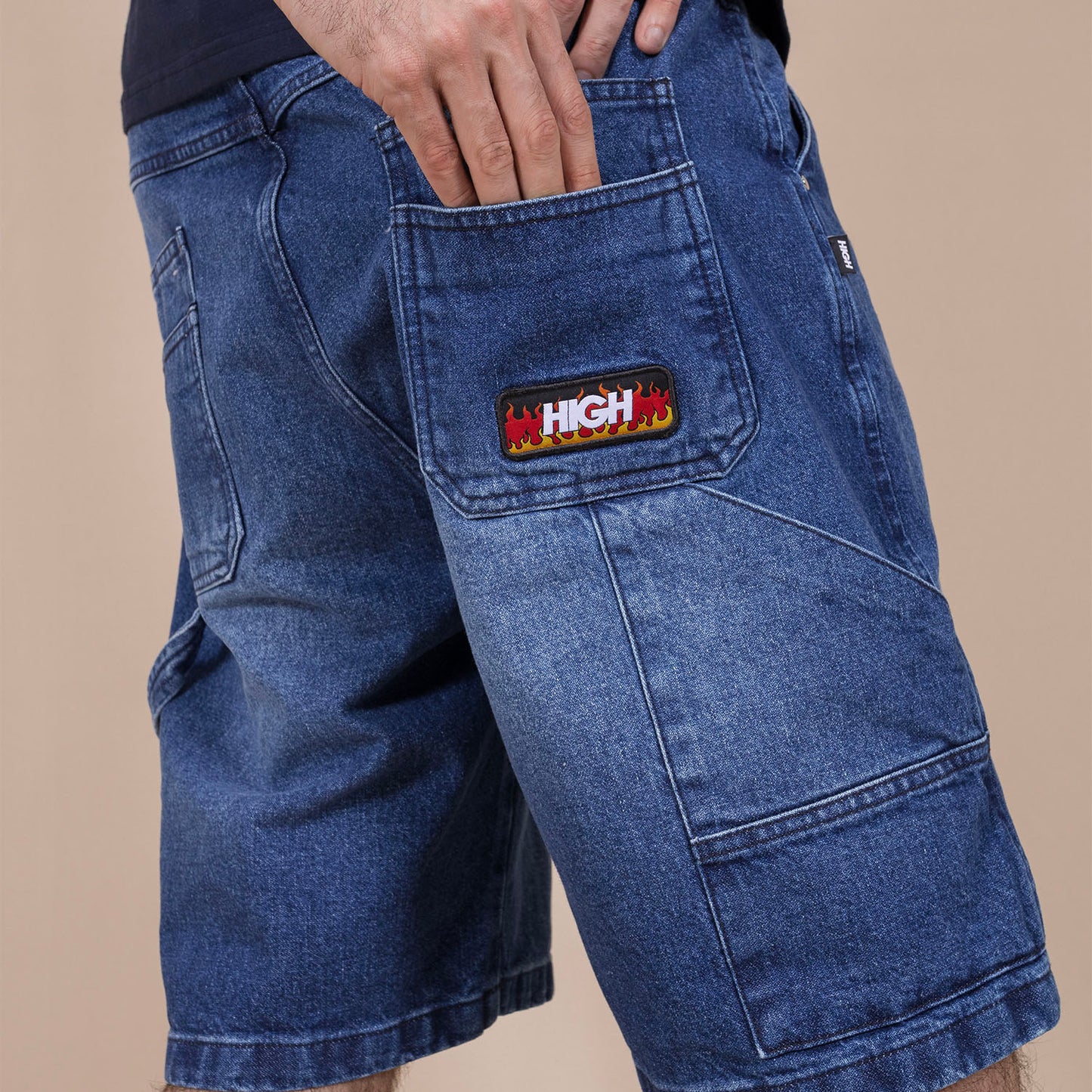 High Company Jeans Carpenter Shorts Think Blue