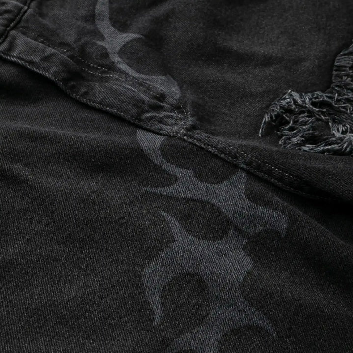 High Company Jeans Shorts Universe Black
