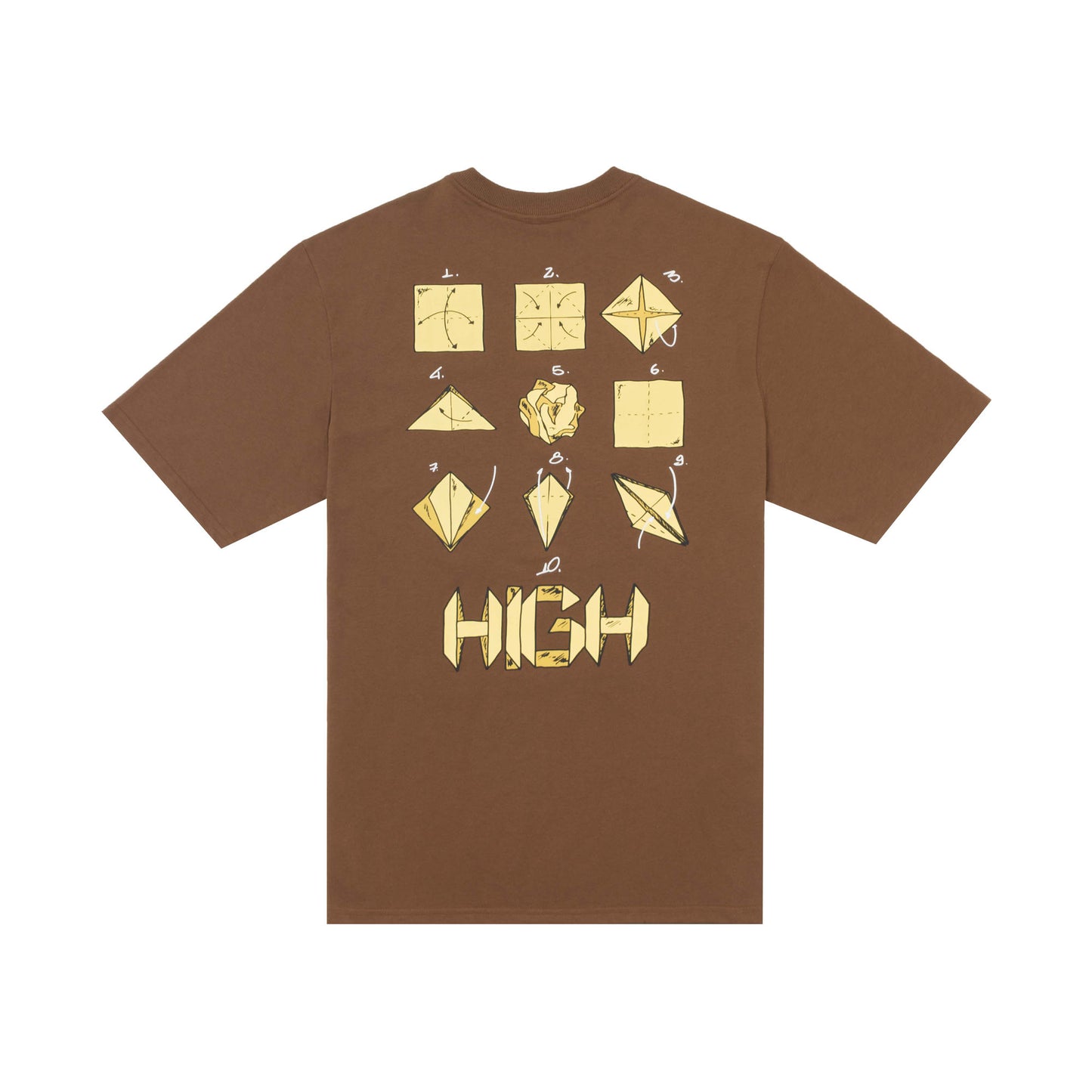 High Company Tee Origami Brown