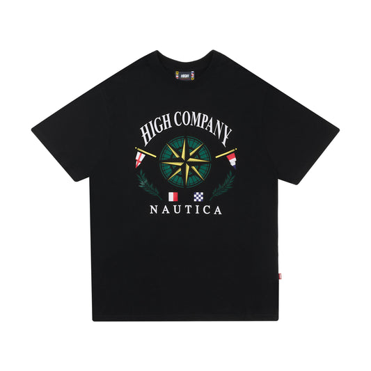 High Company x Náutica Tee Compass Black