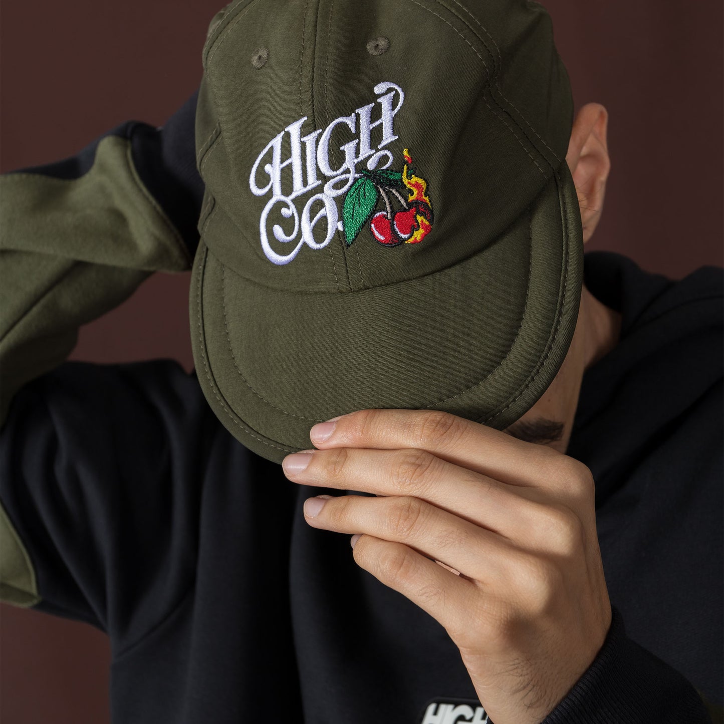 High Company 6 Panel Cherry Green