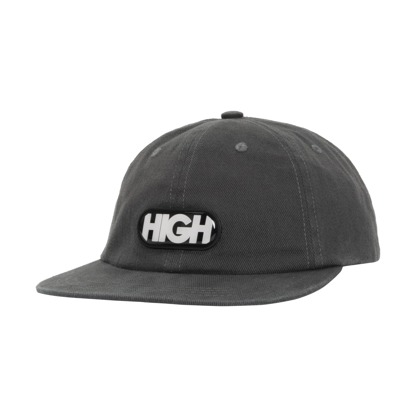 High Company Bleached 6 Panel Grey