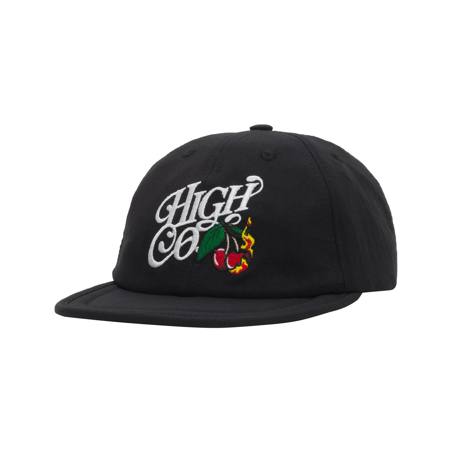 High Company 6 Panel Cherry Black