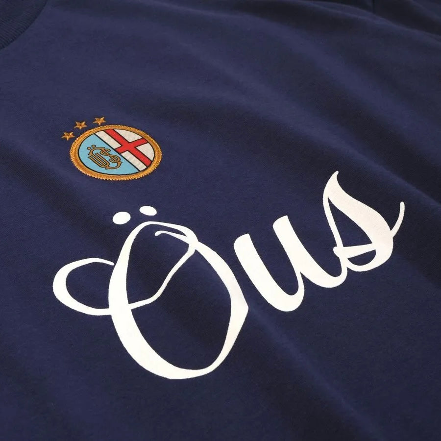 CAMISETA LONGSLEEVE ÖUS JERSEY ESCUDO AZUL