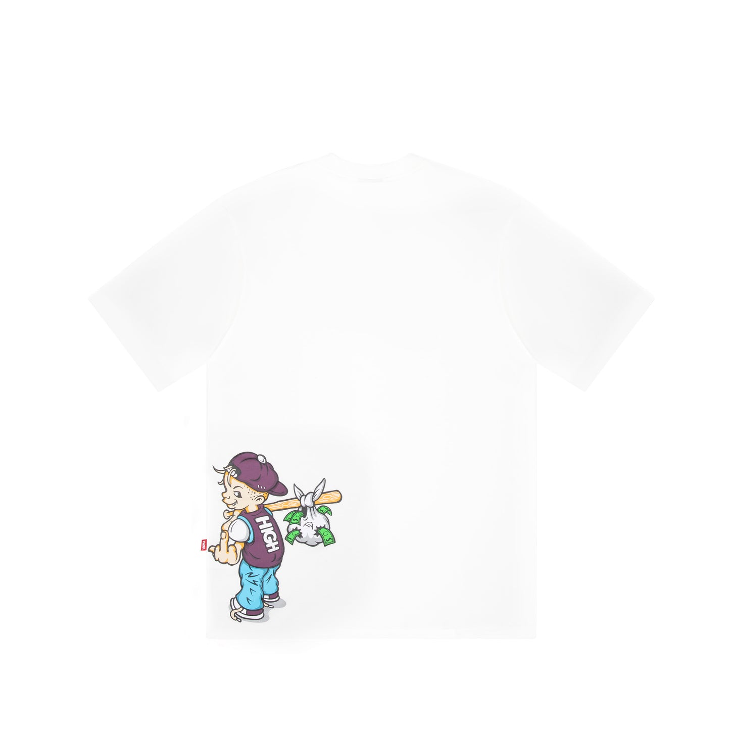 High Company Tee Hustler White