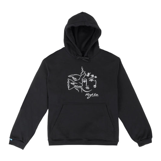 High Company Hoodie Picasso Black