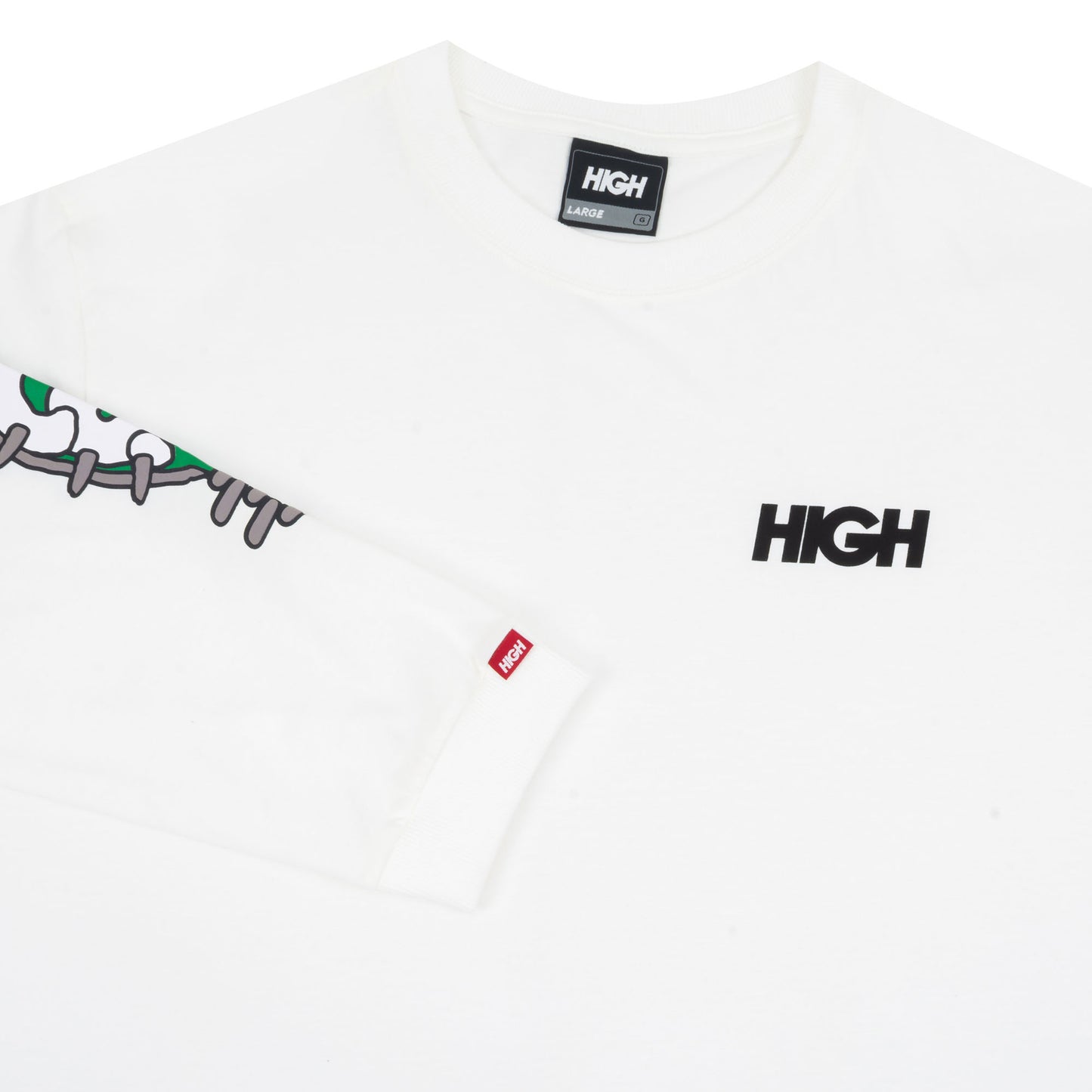 High Company Longsleeve Zipper White