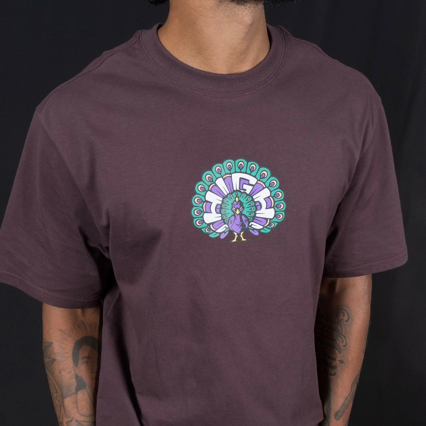 High Company Tee Peacock Brown