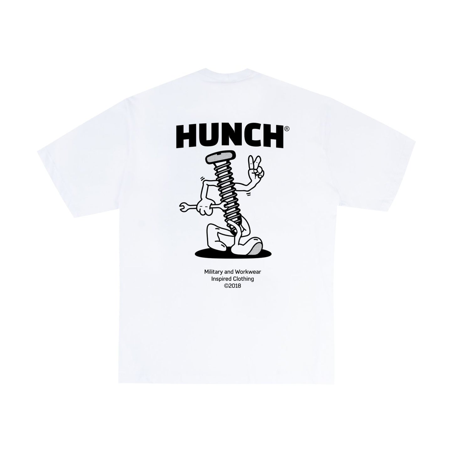 Hunch T-Shirt Screw White