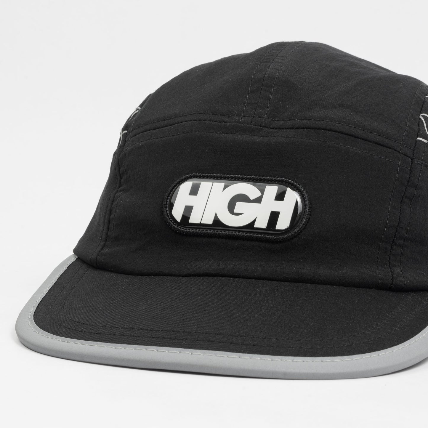 High Company Reflective 5 Panel Squared Black