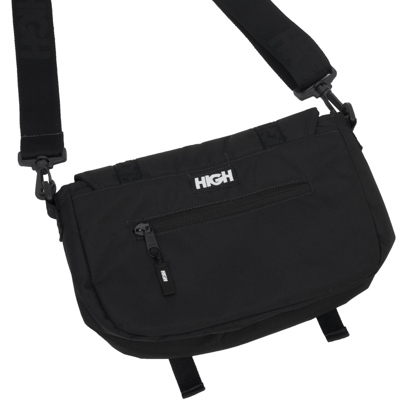 High Company Puffy Shoulder Bag Black