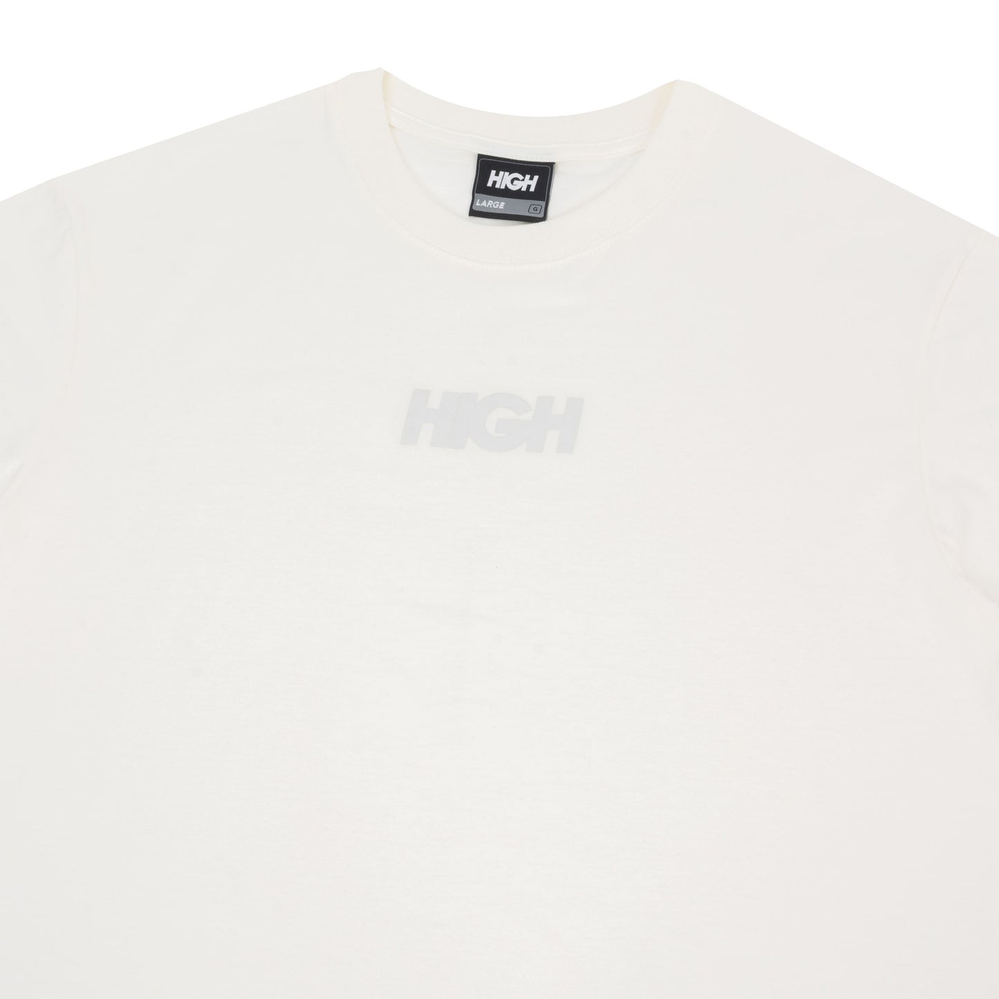 High Company Tee Tonal Logo White