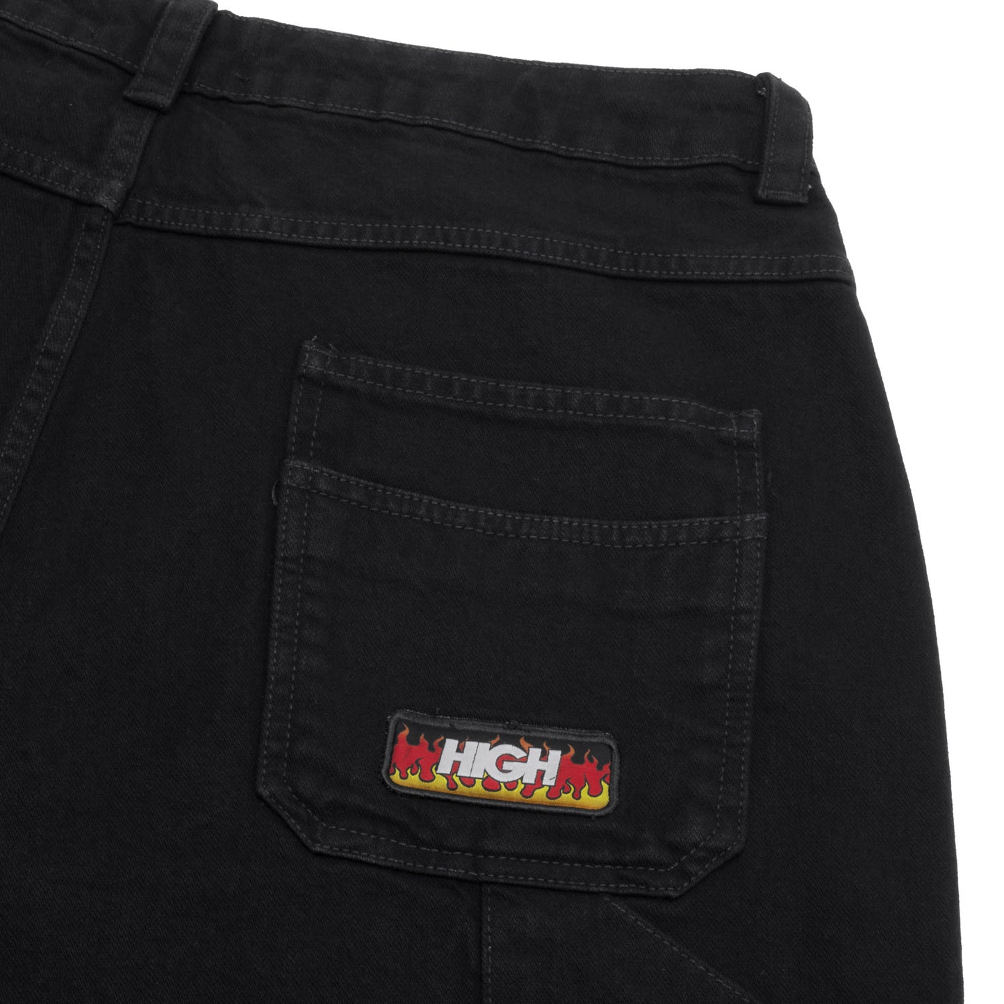 High Company Jeans Carpenter Shorts Think Black