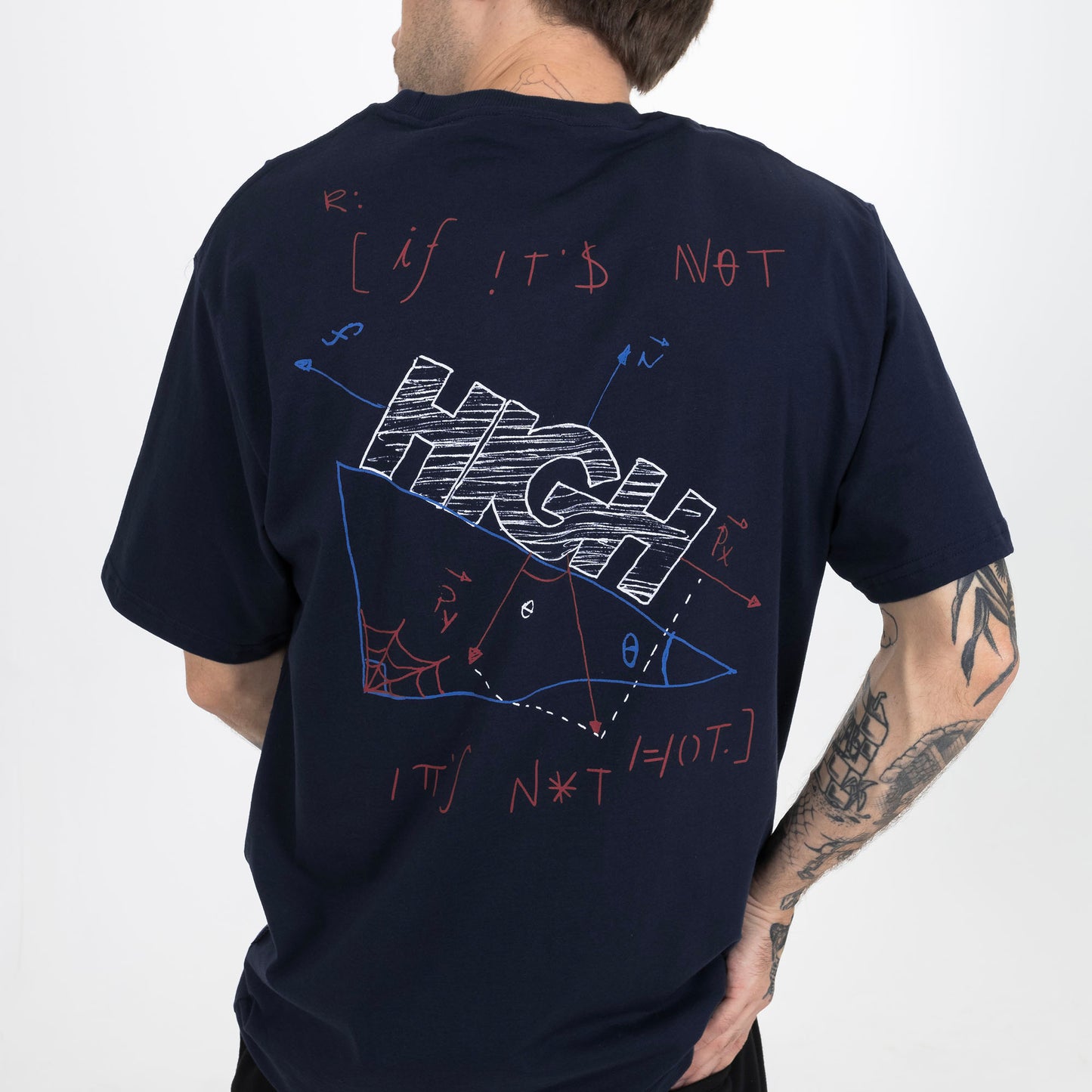 High Company Tee Physics Navy