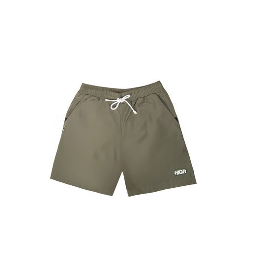 High Company Swim Shorts Logo Green