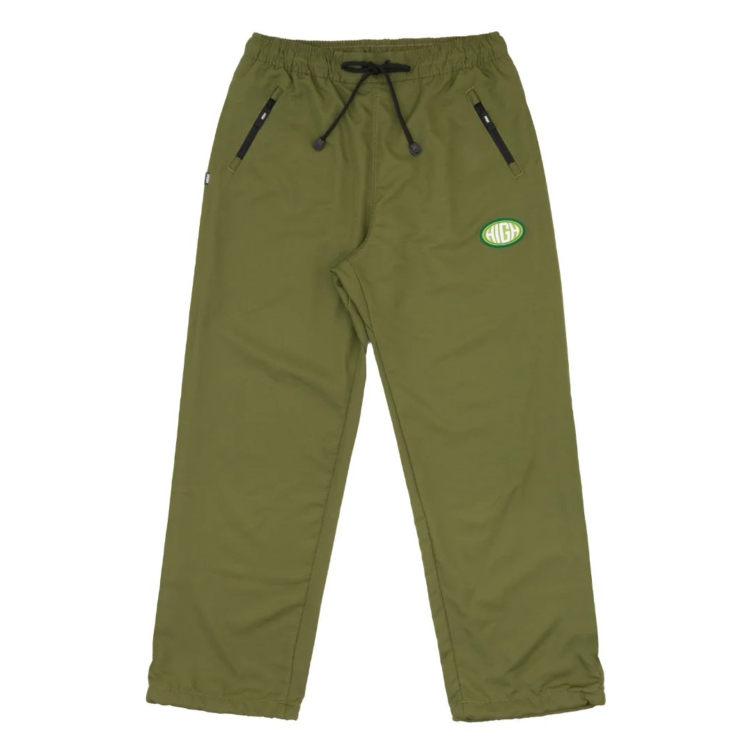 High Company Track Pants Inflated Olive Green