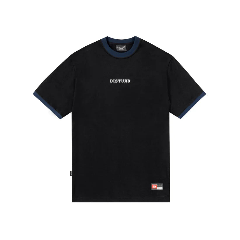 Disturb Edge T-Shirt in Black