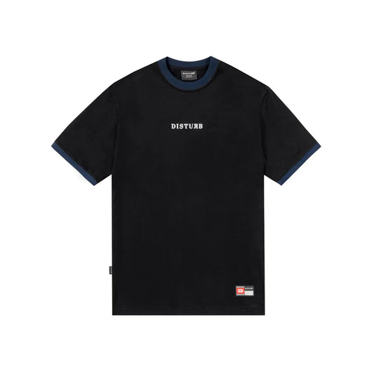 Disturb Edge T-Shirt in Black