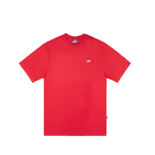 High Company Tee Oval Mini Red