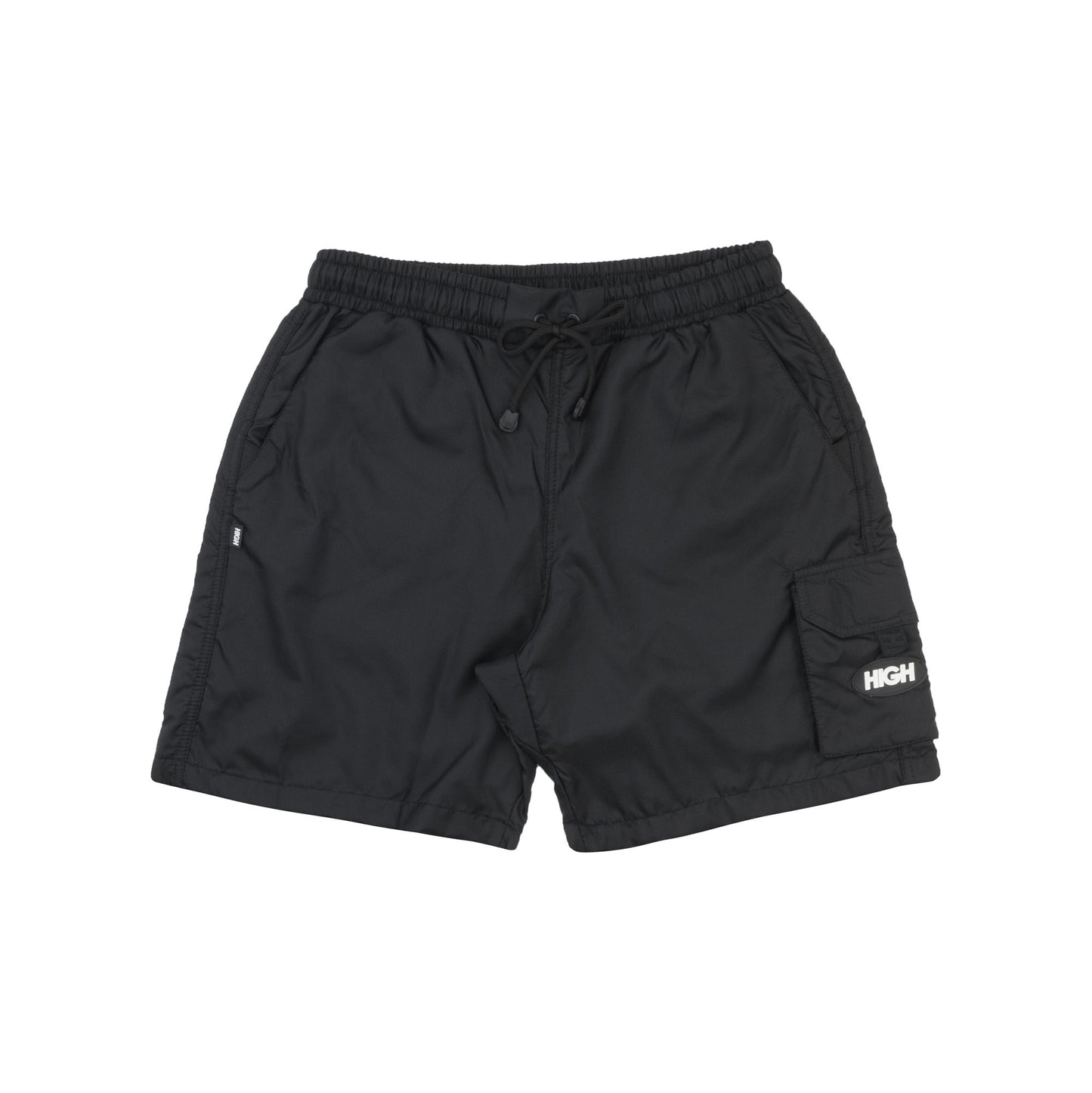 High Company Oval Cargo Ripstop Shorts Swamp Black