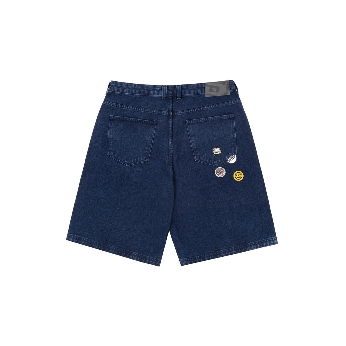 Disturb Shorts Jeans Pins Azul