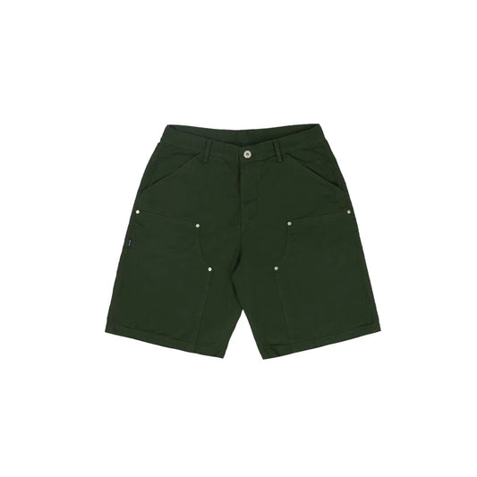 Disturb Rivet Twill Shorts in Green