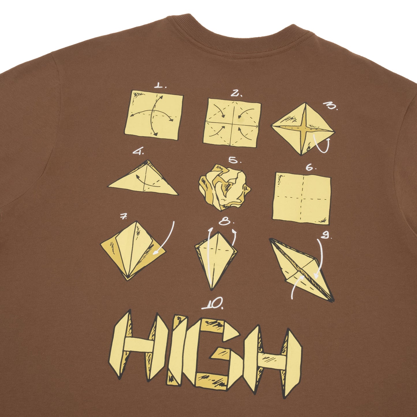 High Company Tee Origami Brown