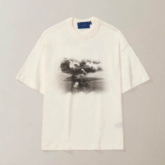 CAMISETA QC 24 DE OUTUBRO BOXY OFF WHITE