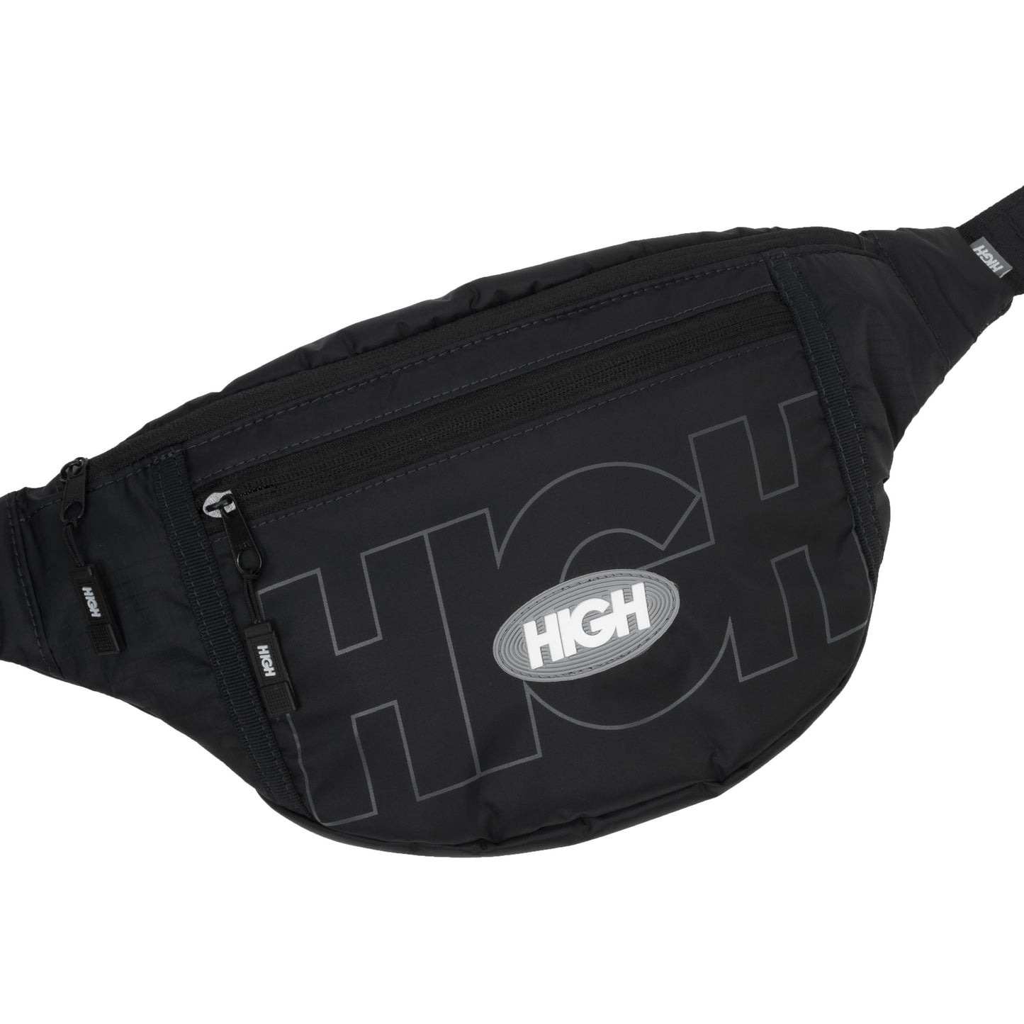 High Company Waist Bag Wide Black