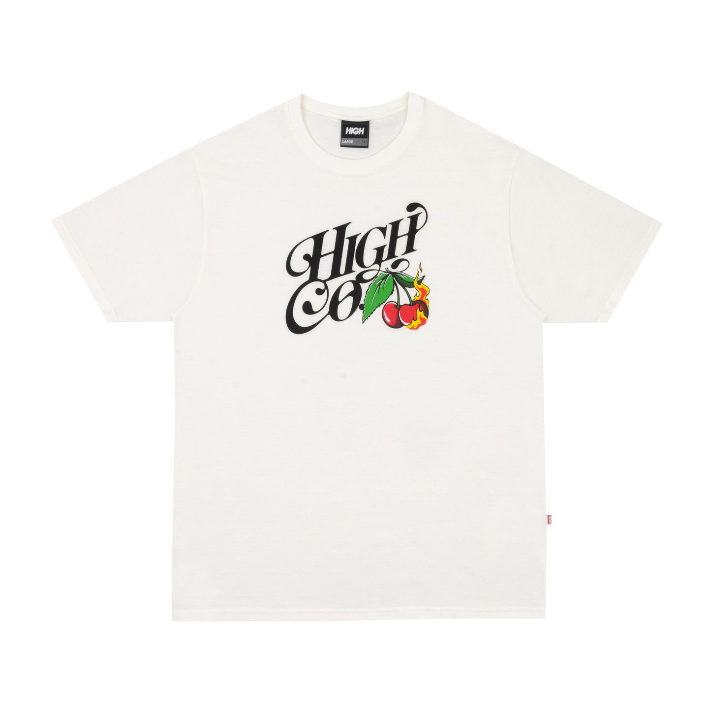 High Company Tee Cherry White