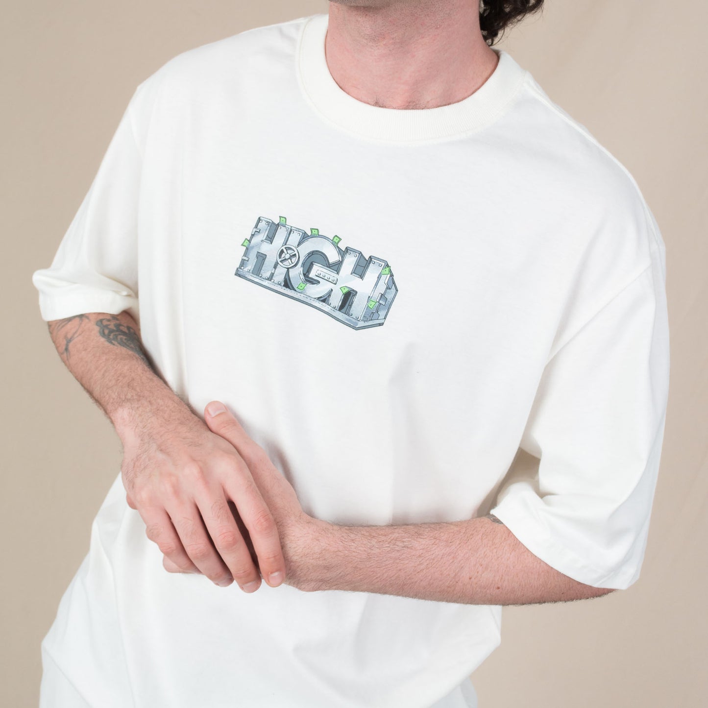 High Company Tee Safe White