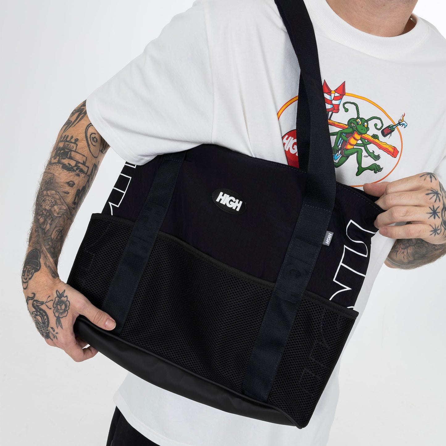 High Company Tote Bag Frontier Black