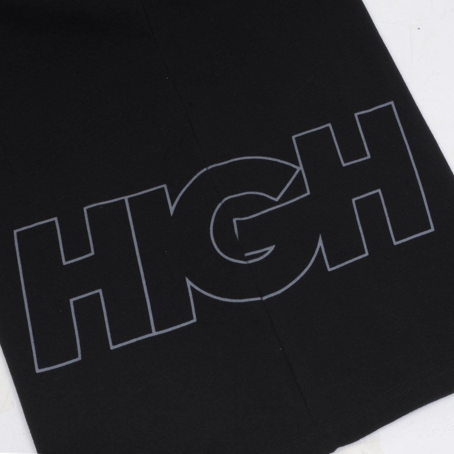 High Company Work Tee Outline Logo Black