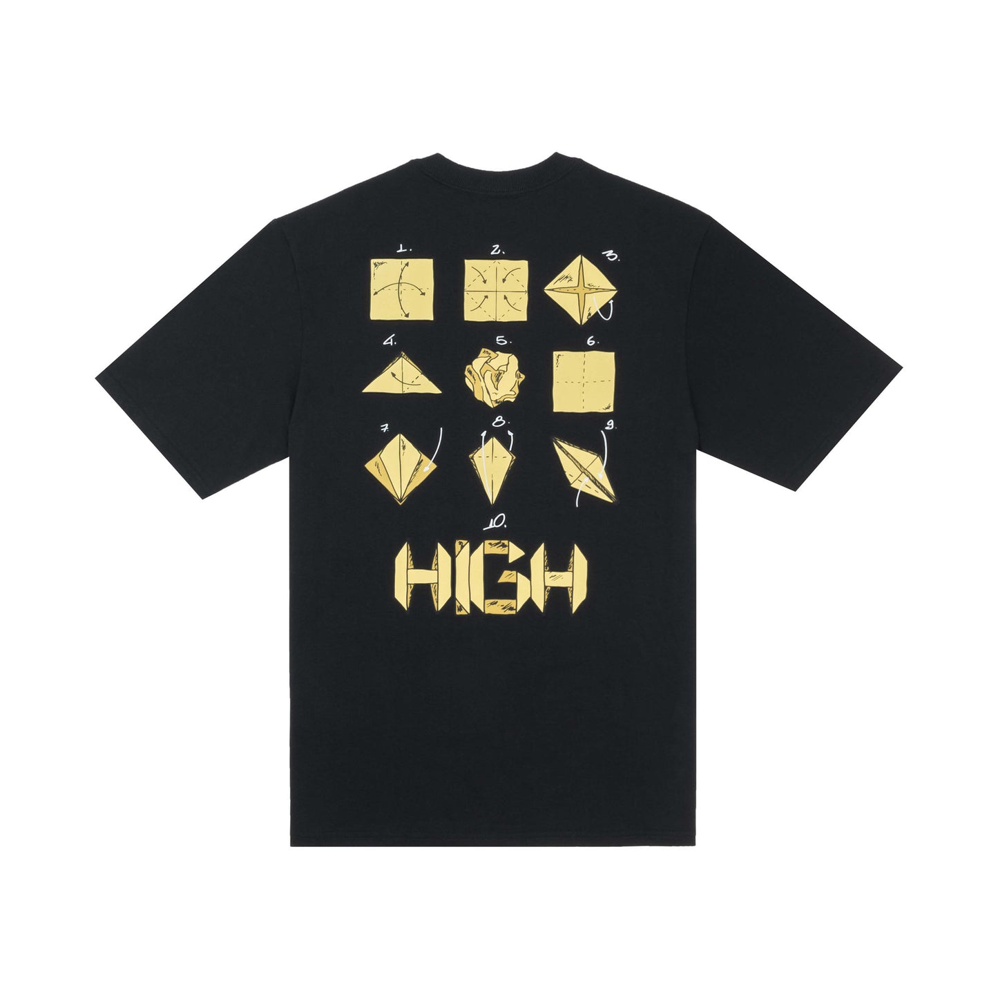 High Company Tee Origami Black