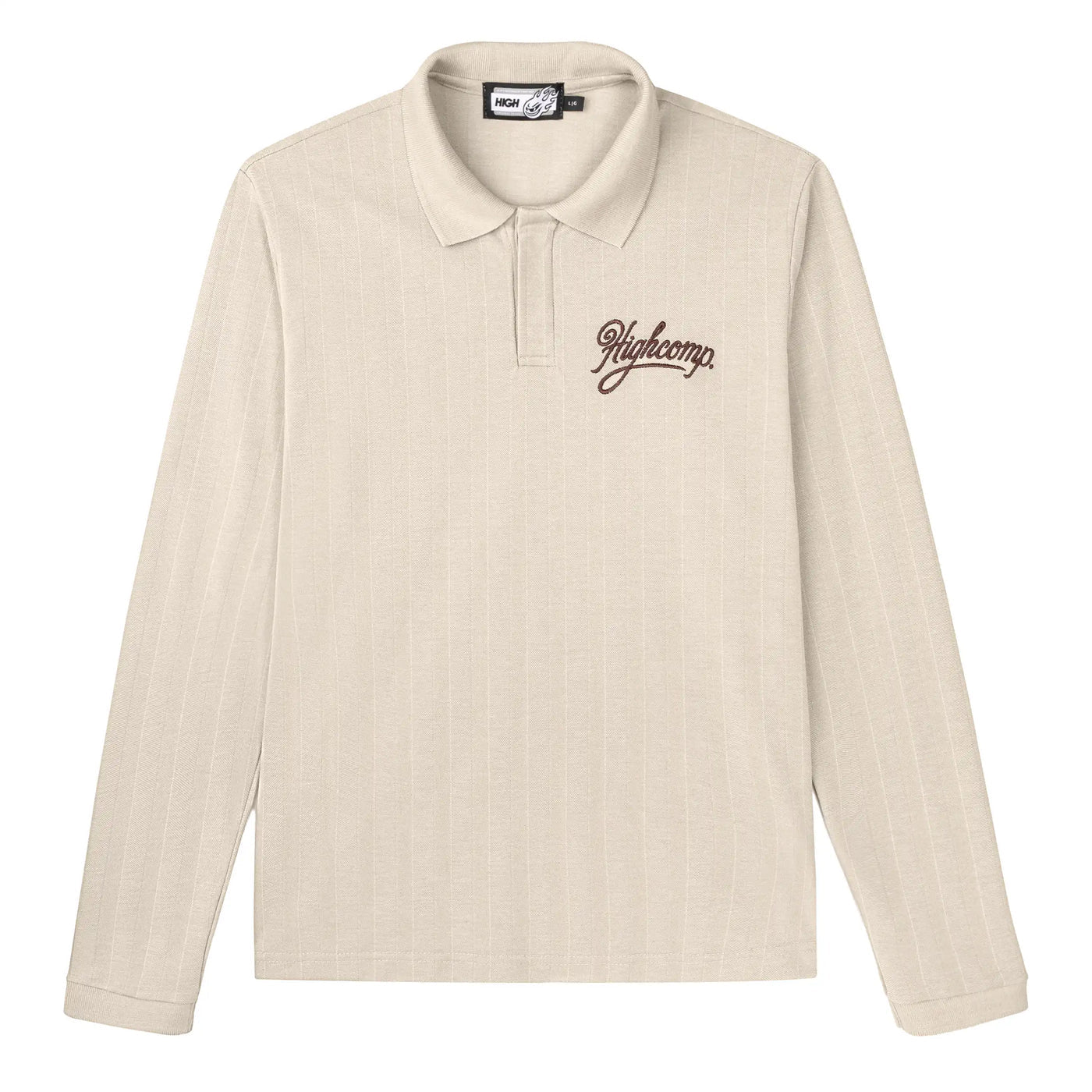 High Company Polo Longsleeve Heritage Beige