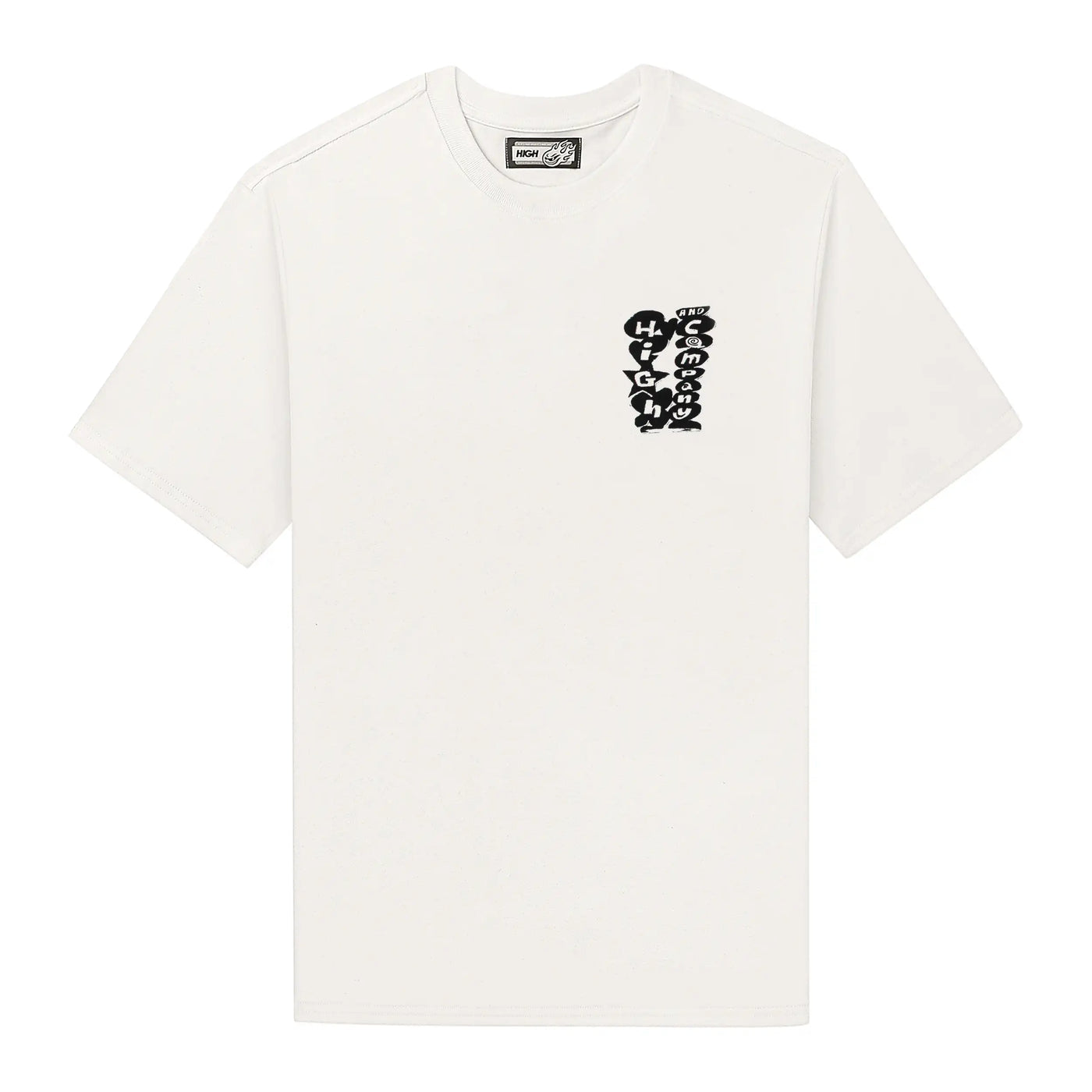 High Company Tee Graffiti White