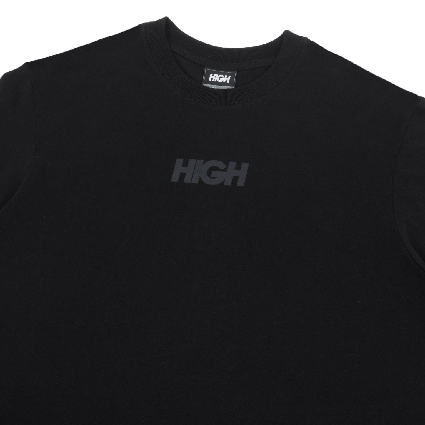 High Company Tee Tonal Logo Black