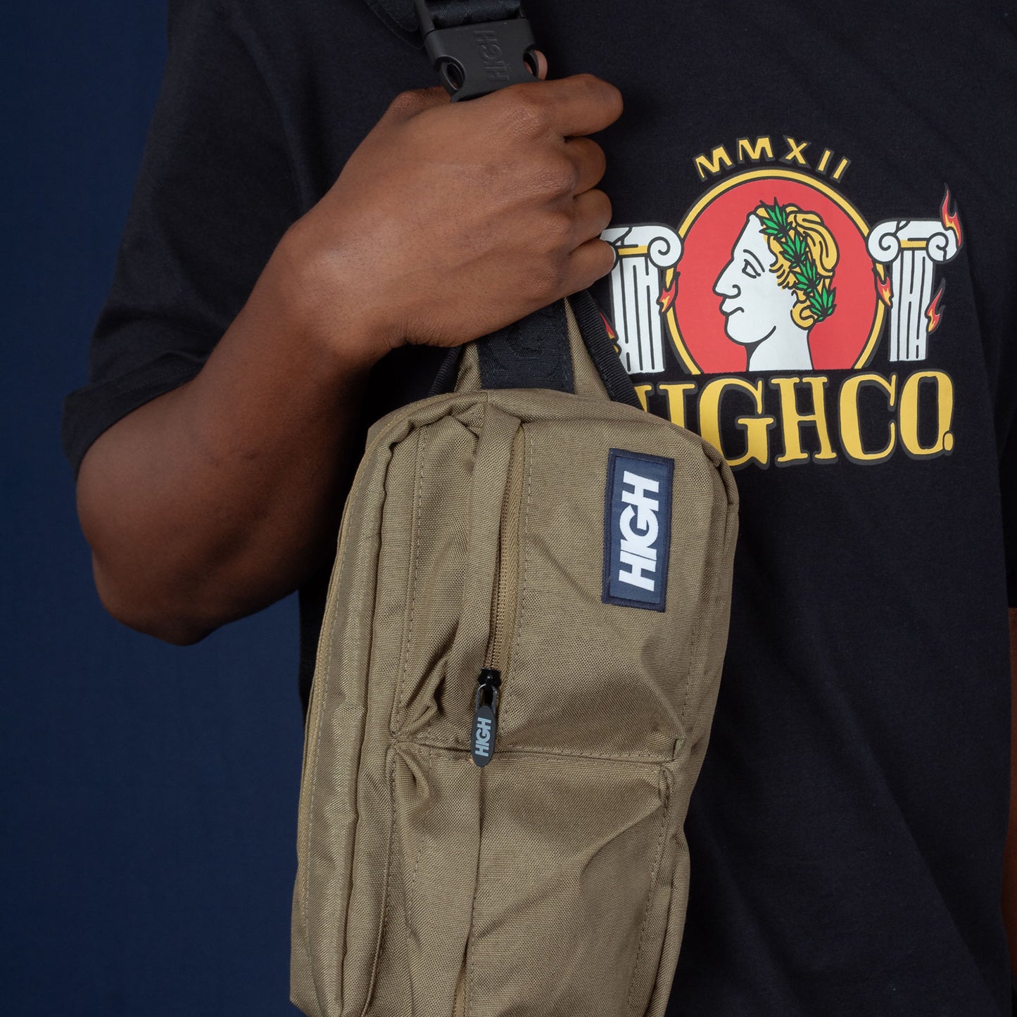 High Company Cordura Waist Bag Khaki