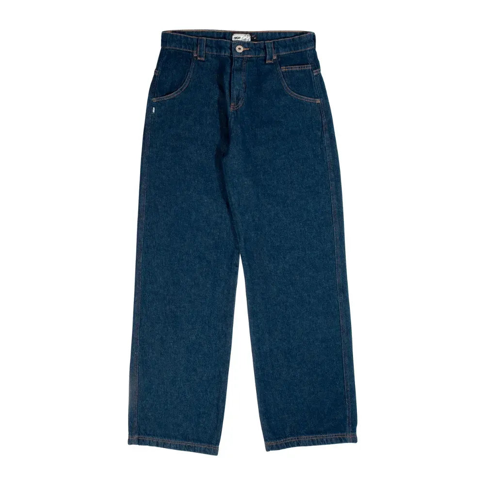 High Company Denim Pants H-Line Raw Washed