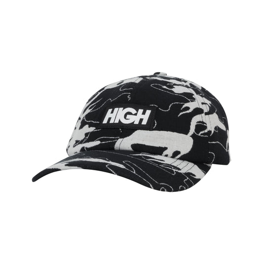 High Company Camo Jacquard Polo Hat Black