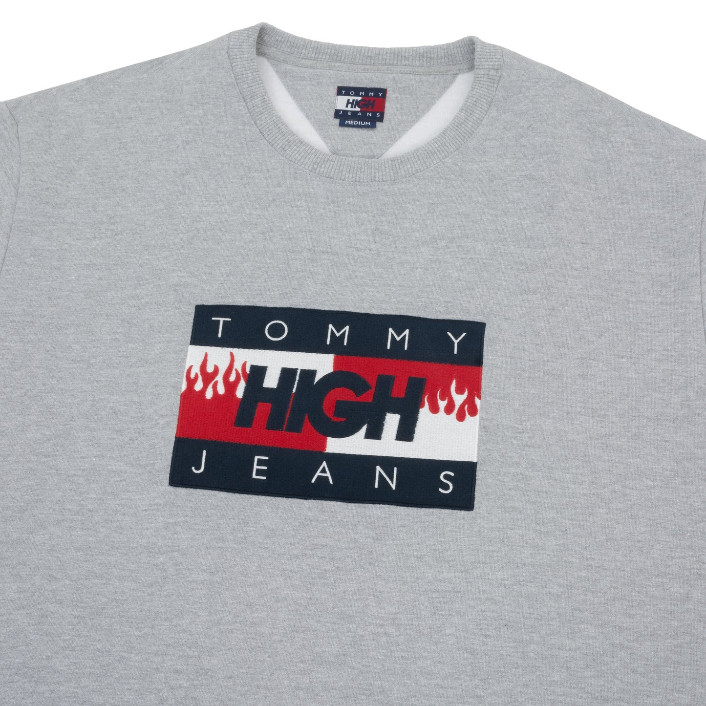 Tommy Jeans x High Company Crewneck Logo Heather Grey