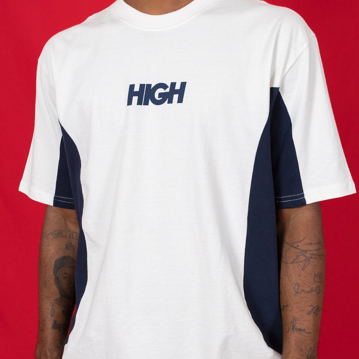 High Company Tee Banner White