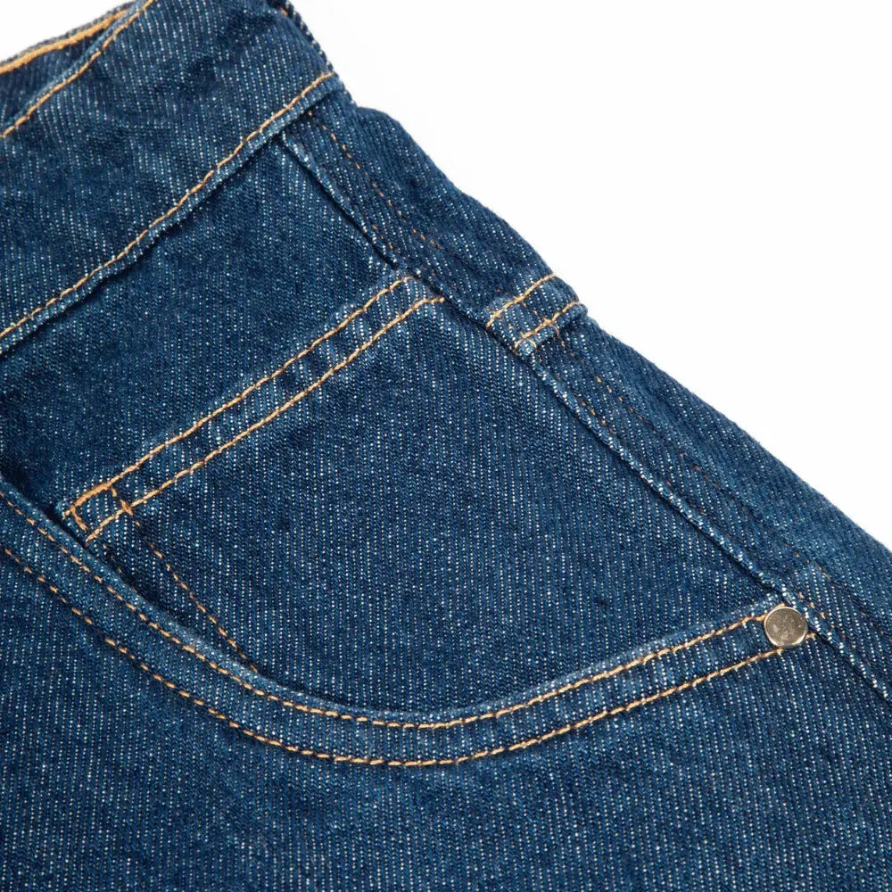 High Company Denim Pants H-Line Raw Washed