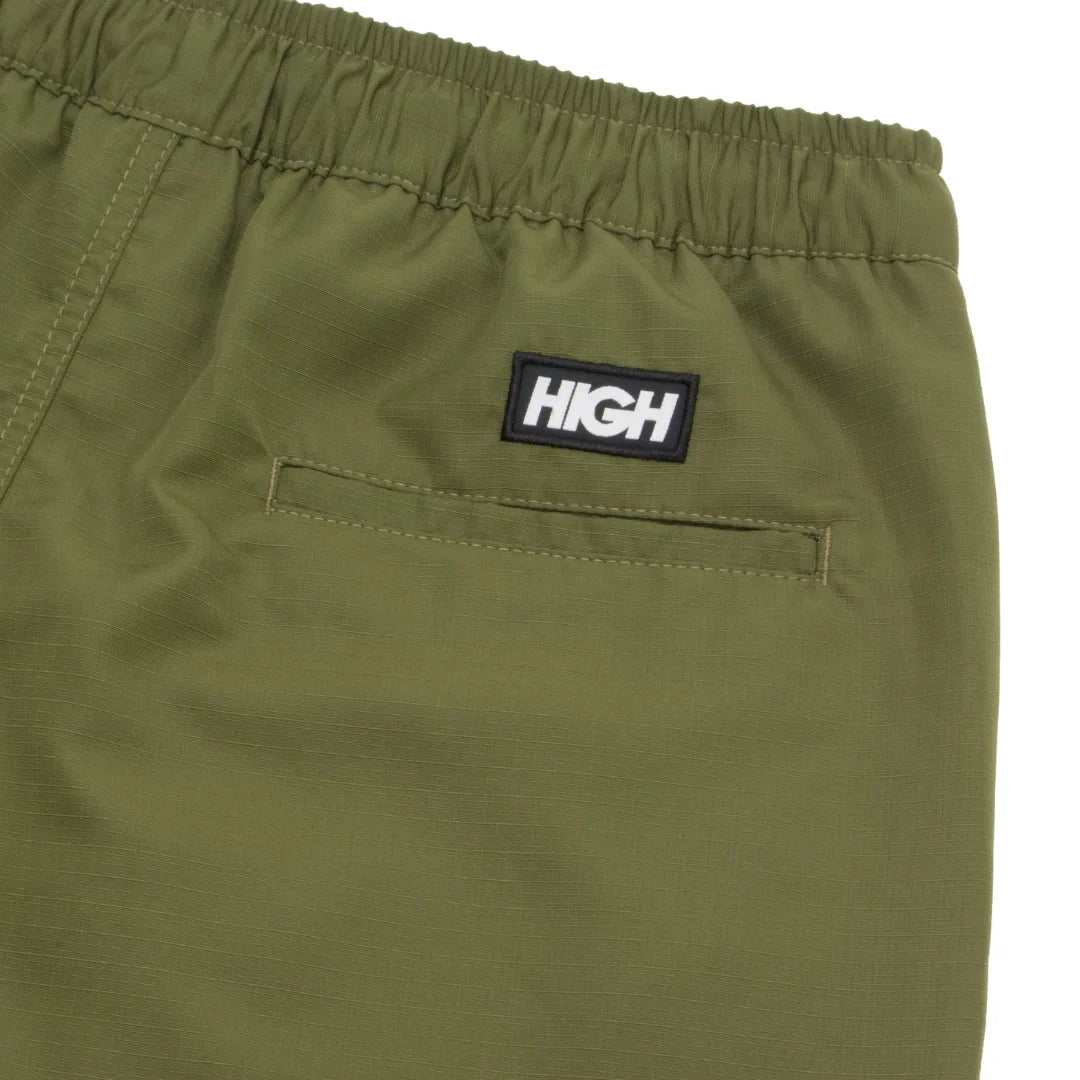 High Company Track Pants Inflated Olive Green