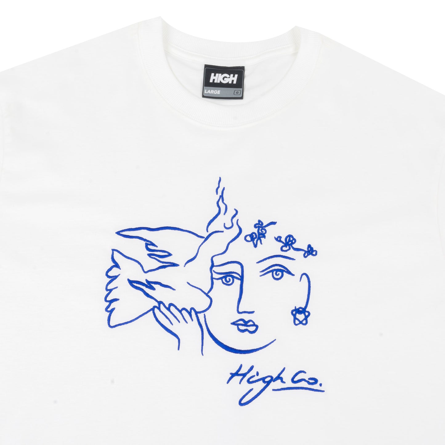 High Company Tee Picasso White