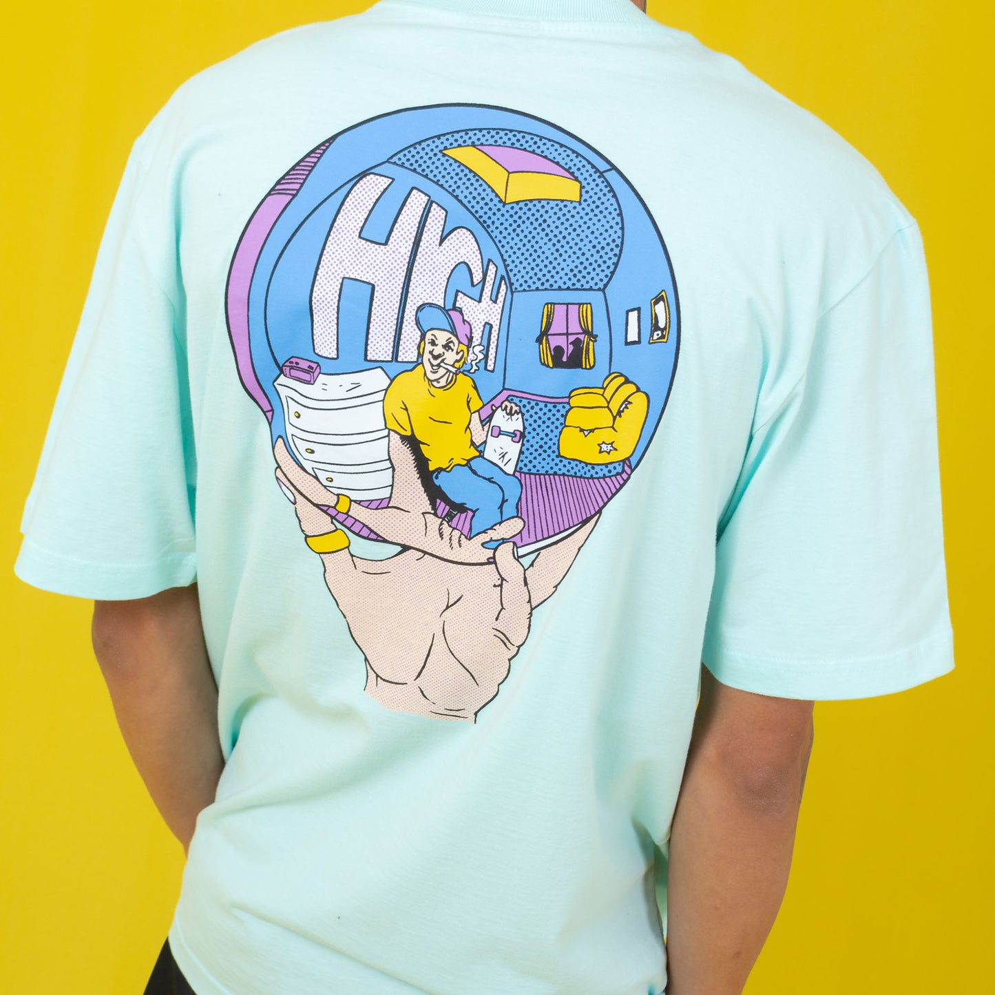 High Company Tee Room Soft Blue