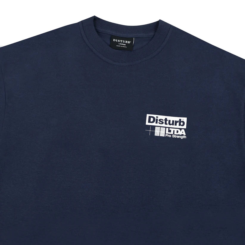 Disturb Bond T-Shirt in Navy