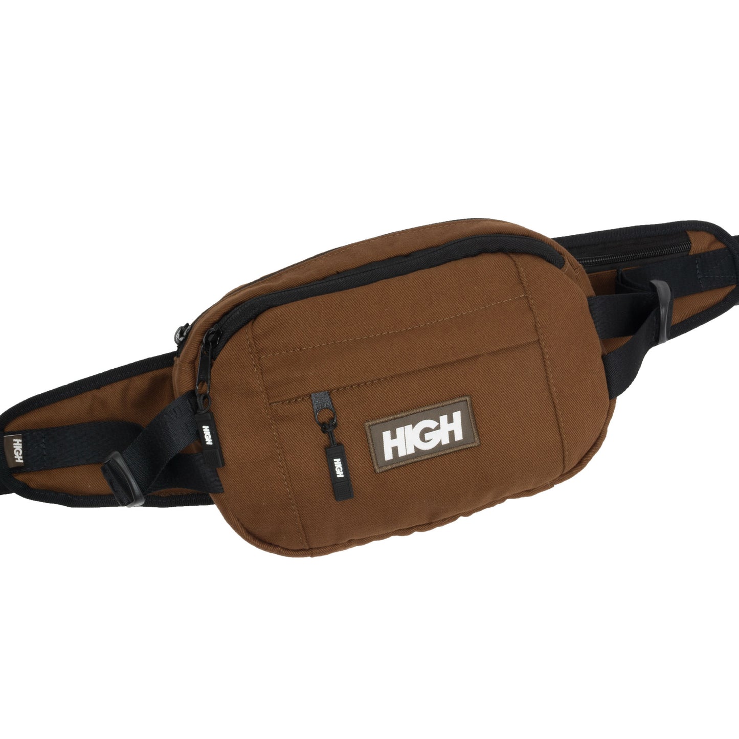 High Company Overdyed Denim Waist Bag Brown